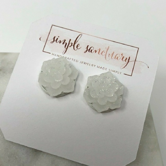 《Last Pair》Spring Bloom Succulent Earrings - Picture 4 of 4